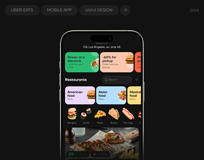 Delivery mobile app / UBER EATS