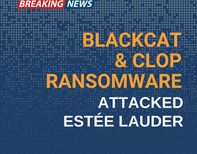 Blackcat and Clop attacked Esté Lauder