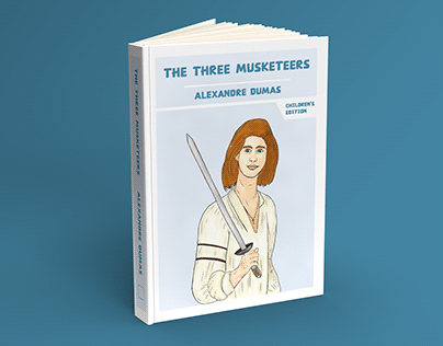 The Three Musketeers - Book cover design