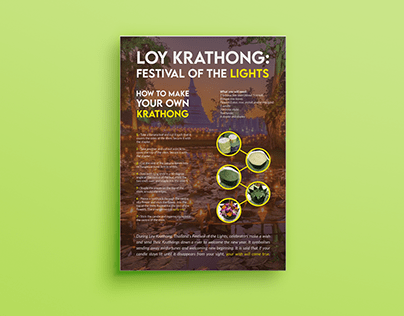 Global Studies: Loy Krathong Infographic