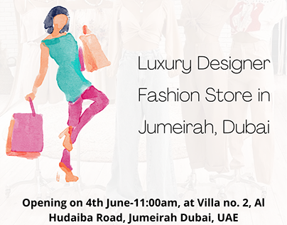 Luxury Designer Fashion Store in Jumeirah, Dubai