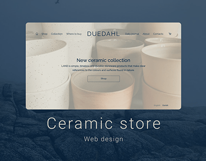 Redesign | Ceramic store | Web Design