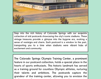 Stadium postcards In Colorado Springs