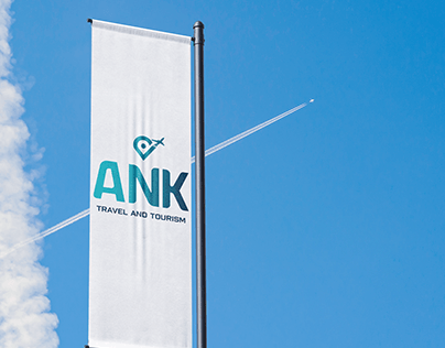 Project thumbnail - ANK | Travel and Tourism Agency Logo, Travel Logo