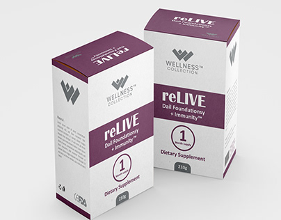 Supplement medicine Battle Packaging Box