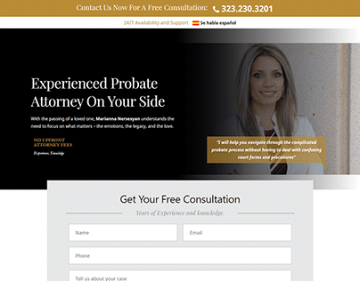 Probate Law - Landing Page