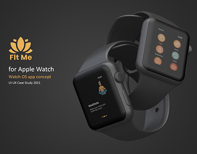 Fitness App for Apple Watch || UI UX Case Study