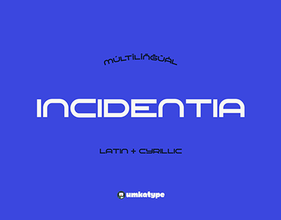 Incidentia - Multilingual Display Font