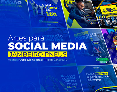 Artes para Social Media - Jambeiro Pneus