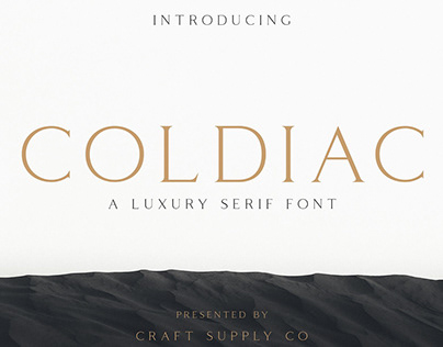 Coldiac - Luxury Serif Font (Free Download)