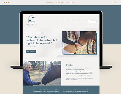 WordPress Site for a Equine Therapy Practice