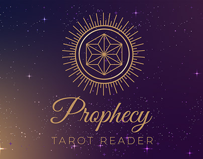 Prophecy Tarot Card Logo Design and Branding