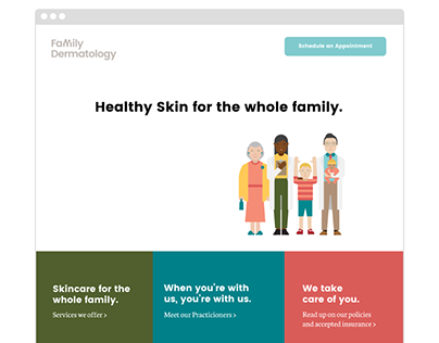 Family Dermatology Web Design + Development