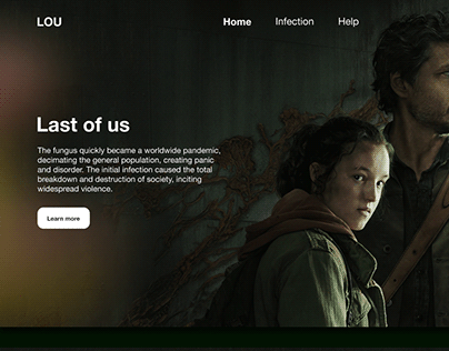 Last Of Us Website Concept UI | Figma