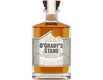 O' Grady's Stand Whisky Packaging design