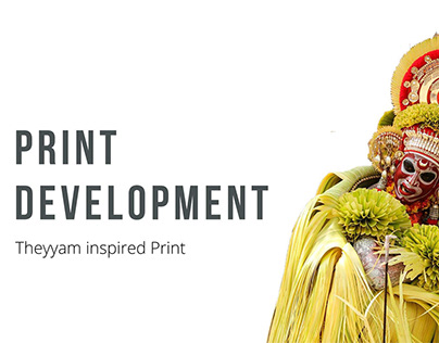 Print Development - Theyyam Inspired