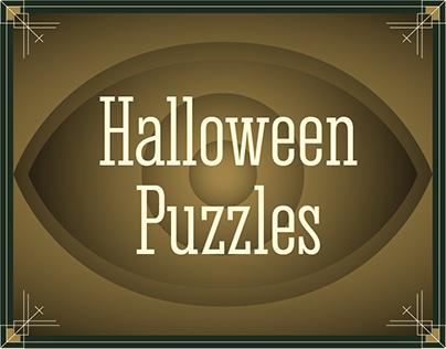 Halloween puzzles