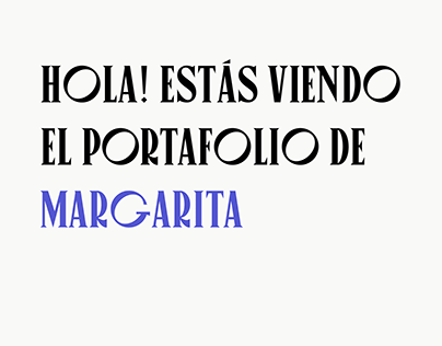 Portafolio 2023- Margarita Prado