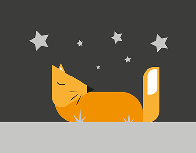 Sleeping Fox - Course Illustrator Essentials