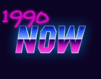 1990 Now (Effect Retro)