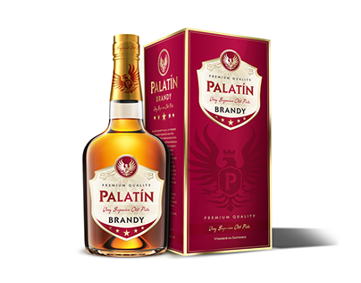 Palatín Brandy - Label design
