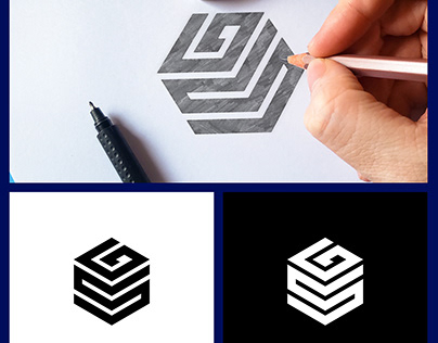 Letter GS logo design | GS Monogram logo | Logo folio