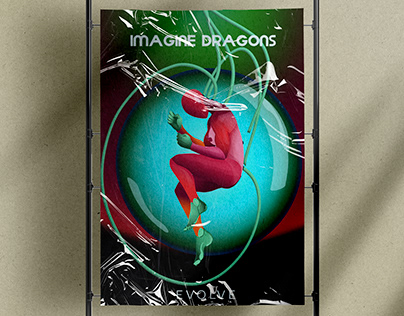 Illustration for Imagine Dragons album "Evolve"