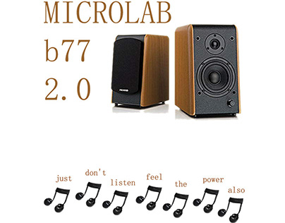 microlab speaker advertisement conceptual