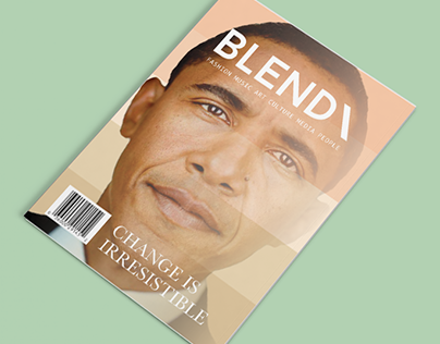 Blend - Magazine cover redesign
