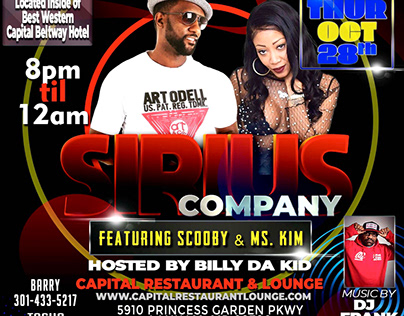 Sirius Company featuring Scooby & Ms. Kim flyer