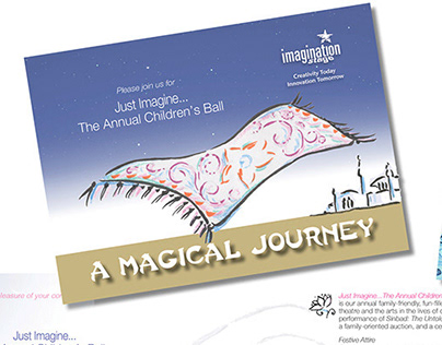Imagination Stage Children's Ball invitation