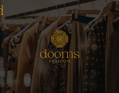 Project thumbnail - dooms fashion branding