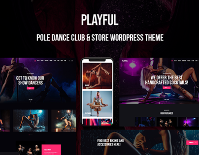 Playful - Pole Dance Club & Store WordPress Theme