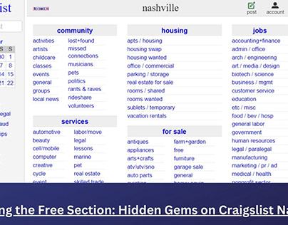 Hidden Gems on Craigslist Nashville