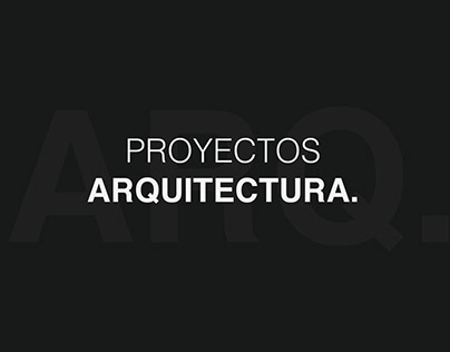 Proyectos Arquitectura