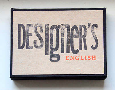 DESIGNER'S ENGLISH