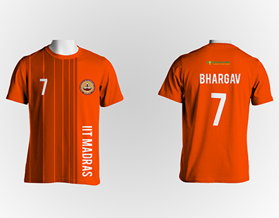 Official jersey of IIT Madras sports contingent