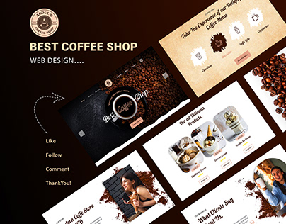"COFFEE SHOP" Web UI Design