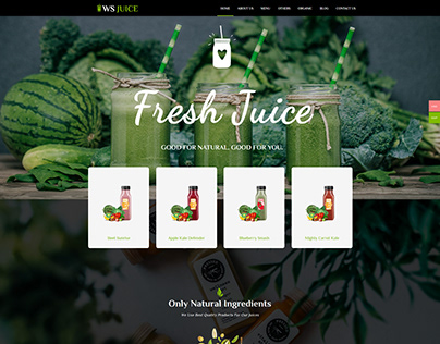 WS Juice – Smoothie WooCommerce Website Template