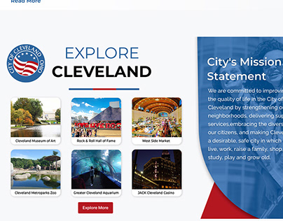 Cleveland Website Redesign
