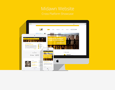 Midawn Website Landing Page Design