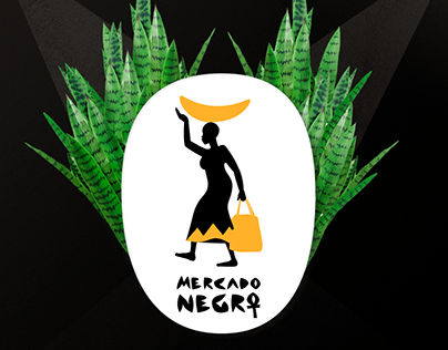 Mockup + Logo: Projeto Mercado Negro