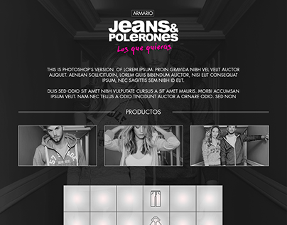 Jeans & Polerones - Landing Page