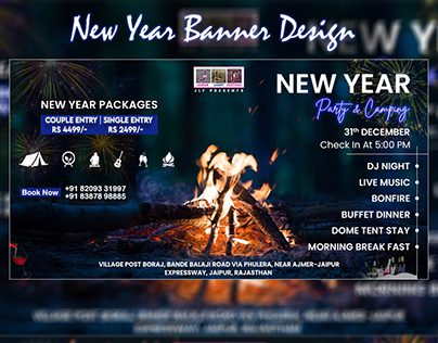 New Year Banner Design