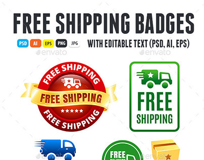 Free Shipping Badges