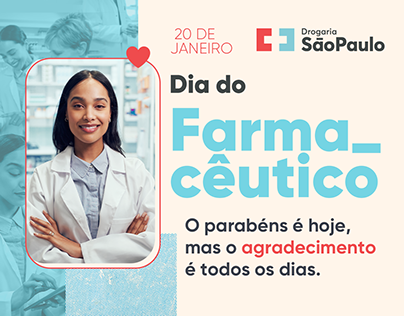Dia do Farmacêutico - Drogaria São Paulo