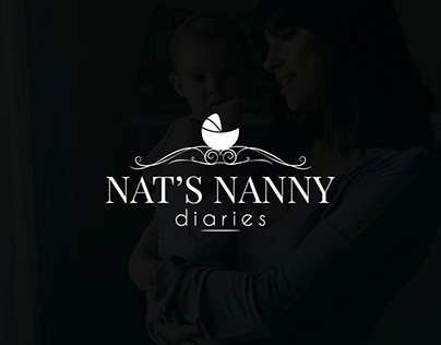 NAT'S NANNY Diaries Logo Designed by Coding Flex