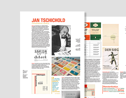 Jan Tschichold Magazine Spread
