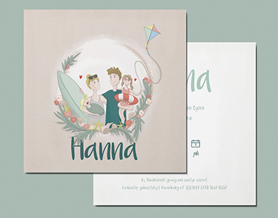 Birth card Hanna