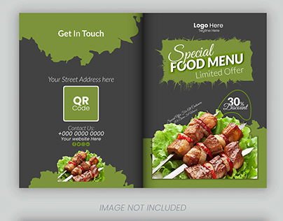 Corporate menu design template or vectore illustrator